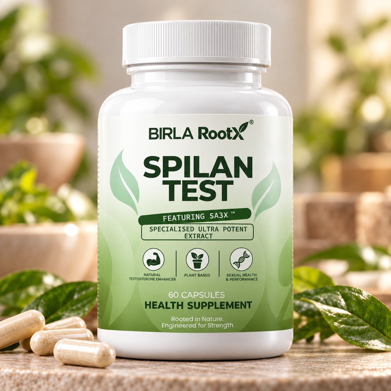 Spilan Test by Birla RootX, 60 capsules